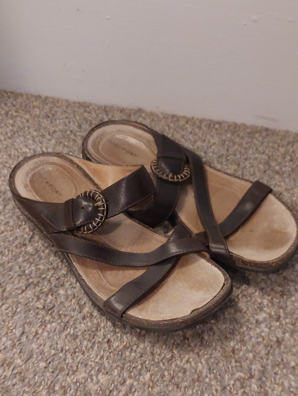 Rockport Leather Sandals